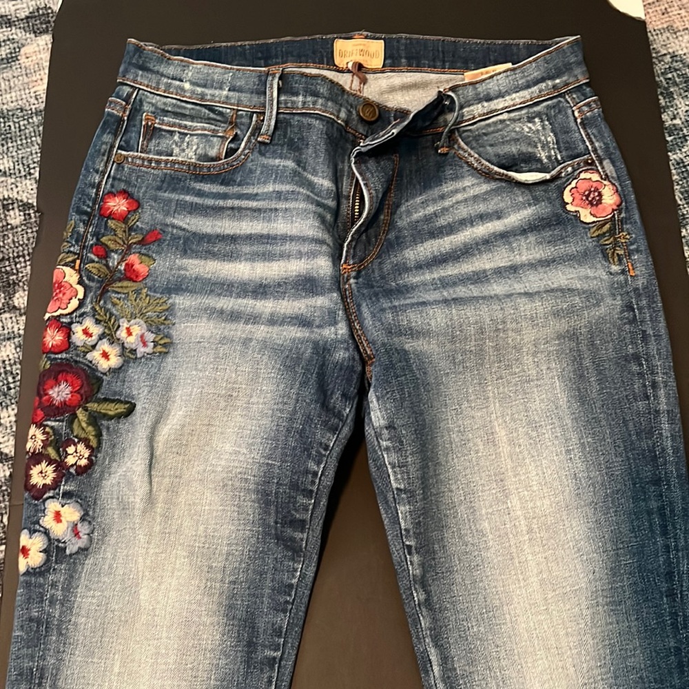 Drift wood straight leg/skinny jeans